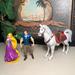 Disney Toys | Disney Tangled Rapinzel Figurines - Toys & Collectibles | Color: Tan | Size: Lot Of 3