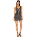 Free People Dresses | Free People “Intimately” Sequin Slip Mini Dress | Color: Black | Size: Xs