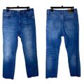 Madewell Jeans | Madewell The High Rise Slim Crop Boyjean Medium Wash | Color: Blue | Size: 28