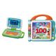 Vtech 80-600904 2-in-1 Touch-Laptop, grün & Baby Mein 100-Wörter-Buch: Orte – Interaktives Bilderbuch zum Lernen erster Wörter – Lernspielzeug mit 12 bilingualen Seiten in Deutsch-Englisch