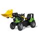 Rolly Toys 730094 rollyFarmtrac Deutz Agrotron 8280 TTV Tretfahrzeug (inkl. rollyTrac Lader, von 3-8 Jahre, Sitz längen-und höhenverstellbar, Luftbereifung), Groß