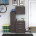 Bush Business Furniture Modular 44W Garage Storage Cabinet System W Wall Mount Cabinets in Gray | Wayfair GAS005SG