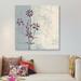 East Urban Home 'Periwinkle Fields I' Graphic Art Print on Wrapped Canvas Canvas, Cotton in Gray/Green/White | 12 H x 12 W x 1.5 D in | Wayfair