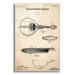 Williston Forge Mandolin Patent Parchment - Unframed Drawing Print Plastic/Acrylic in Gray | 16 H x 12 W x 0.12 D in | Wayfair