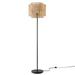 Nourish Bamboo Floor Lamp by Modway Metal in Black | 63 H x 16 W x 16 D in | Wayfair EEI-5611-NAT