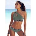 Bustier-Bikini ELBSAND Gr. 34, Cup A/B, grün (oliv) Damen Bikini-Sets Ocean Blue