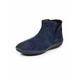 Avena Damen Hallux-Stiefelette Samtweich Blau