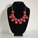 J. Crew Jewelry | Jcrew Gold & Red Statement Necklace | Excellent Condition | Color: Gold/Red | Size: Os