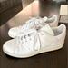 Adidas Shoes | Adidas Patent Leather White/Cream Sole Stan Smith’s, Rare! Womens Sz 8.5 | Color: Cream/White | Size: 8.5