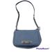 Coach Bags | Coach Swagger Large Glove Leather Shoulder Bag Dk/ Blue 54640 Chain Strap | Color: Blue | Size: Os