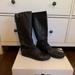 Nine West Shoes | Nine West Tall Leather Boots (9.5) | Color: Black | Size: 9.5