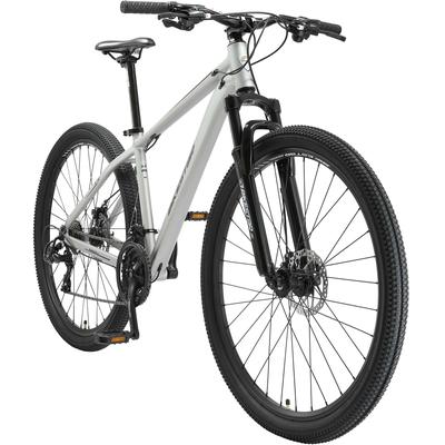 Mountainbike BIKESTAR Fahrräder Gr. 43 cm, 29 Zoll (73,66 cm), silberfarben Full Suspension für Damen und Herren, Kettenschaltung