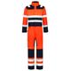 Tricorp 753009 Safety Warnschutz Bicolor Overall, 80% Polyester/20% Baumwolle, 100% Nylon (500D) Cordura, 280g/m², Fluor Orange-Tinte, Größe 64