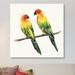 East Urban Home Tropical Fun Bird III by Harriet Sussman - Gallery-Wrapped Canvas Giclee Print Canvas in Green/White | Wayfair ESUR1138 37293537