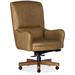 Hooker Furniture EC Dayton Genuine Leather Executive Chair Wood/Upholstered in Brown | 43 H x 30.5 W x 25.5 D in | Wayfair EC203-086