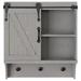 Gracie Oaks 18" W x 20" H x 7.75" D Wall Mounted Bathroom Cabinet Manufactured Wood in Gray | 20 H x 18 W x 7.75 D in | Wayfair