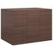 vidaXL Outdoor Storage Garden Patio Cushion Deck Box Chest Cabinet PE Rattan