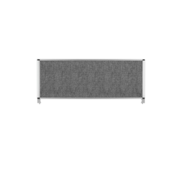 Bi-Office Evolution Schallabsorbierender Tischtrenner, Trennwand grau 90x35cm Image