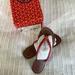 Tory Burch Shoes | Bnwt Red/Orange Strappy Flip Flop Sandals | Color: Orange/Red | Size: 5