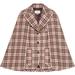 Gucci Jackets & Coats | Gucci Convertible Houndstooth Cape | Color: Cream/Pink | Size: 36