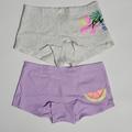 Pink Victoria's Secret Intimates & Sleepwear | 2 Count Victoria Secret Pink Hipster Underwear. Size M. New. | Color: Gray/Purple | Size: M