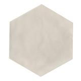Roca Tiles Maiolica Hexagon 7" x 8" Flat Ceramic Tile Ceramic in Black | 8 H x 7 W x 10 D in | Wayfair MAIW074-78H