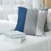 ArtVerse San Diego Baseball Linen Striped Pillow Cover Linen in Gray/Blue/White | 26 H x 26 W x 2 D in | Wayfair MBS230-SXPG6LC