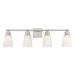 Meridian Lighting 31 Inch 4 Light LED Bath Vanity Light - M80056BN