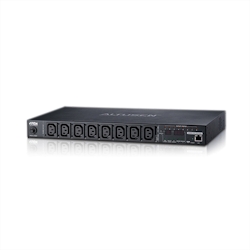 ATEN PE6208G IP-Fernschaltsteckdose, 8 Port, 1HE, 7xC13, 1x C19 , 16A, Energiemessung Image