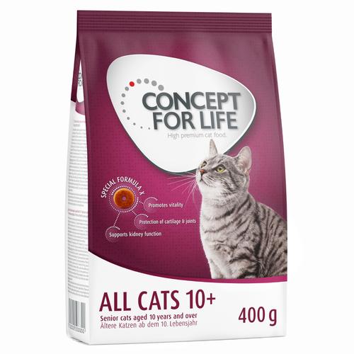400g All Cats 10+ Concept for Life Dry Cat Food
