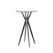 Modrest Kaitlyn Modern Black Bar Table