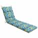 Pillow Perfect Outdoor Amalia Paisley Blue Chaise Lounge Cushion 80x23x3 - 80 X 23 X 3