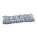 Pillow Perfect Outdoor Keyzu Medallion Mariner Blown Bench Cushion