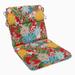 Pillow Perfect Outdoor Bora Cay Red Rounded Corners Chair Cushion - 40.5 X 21 X 3