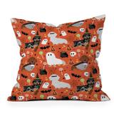 Deny Designs Petfriendly Dachshund dog breed halloween Throw Pillow