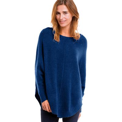 Plus Size Women's Poncho Sweater by ellos in Evening Blue (Size 22/24)