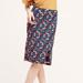 Anthropologie Skirts | Anthropologie Maeve Midi Stretch Front Slit Geometric Pencil Skirt | Color: Blue/Purple | Size: Xs