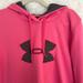 Under Armour Tops | Bright Pink Under Armour Hooded Sweatshirt Size Large Never Worn | Color: Pink | Size: L