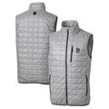 Men's Cutter & Buck Gray Detroit Tigers Rainier Full-Zip Puffer Vest