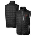 Men's Cutter & Buck Black San Francisco Giants Big Tall Rainier Full-Zip Puffer Vest