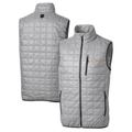 Men's Cutter & Buck Gray Houston Astros Big Tall Rainier Full-Zip Puffer Vest