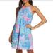 Lilly Pulitzer Dresses | Lilly Pulitzer Margot Swing Dress Sink Or Swim Tassels Pima Cotton Sz S | Color: Blue/Pink | Size: S