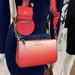 Michael Kors Bags | Michael Kors Jet Set Travel Tech Attached With Adjustable Coral Reef Crossbody | Color: Red/Silver | Size: Medium