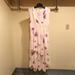 Free People Dresses | Nwt Free People Beautiful Floral High Low Dress | Color: Cream/Purple | Size: 8