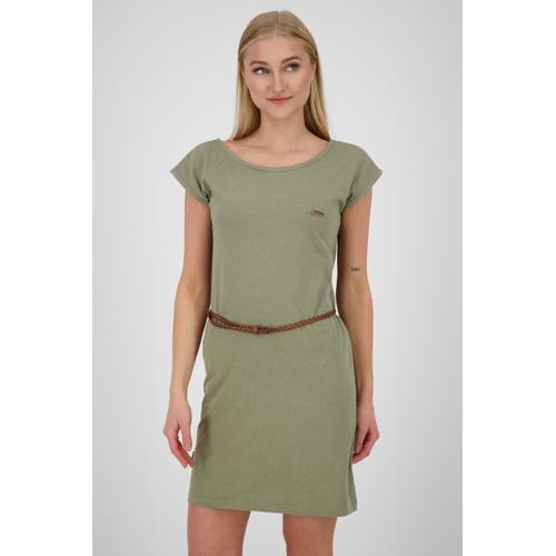 „Blusenkleid ALIFE & KICKIN „“ElliAK Dress Damen Sommerkleid, Kleid““ Gr. L, Normalgrößen, braun (dust) Damen Kleider Blusenkleider“