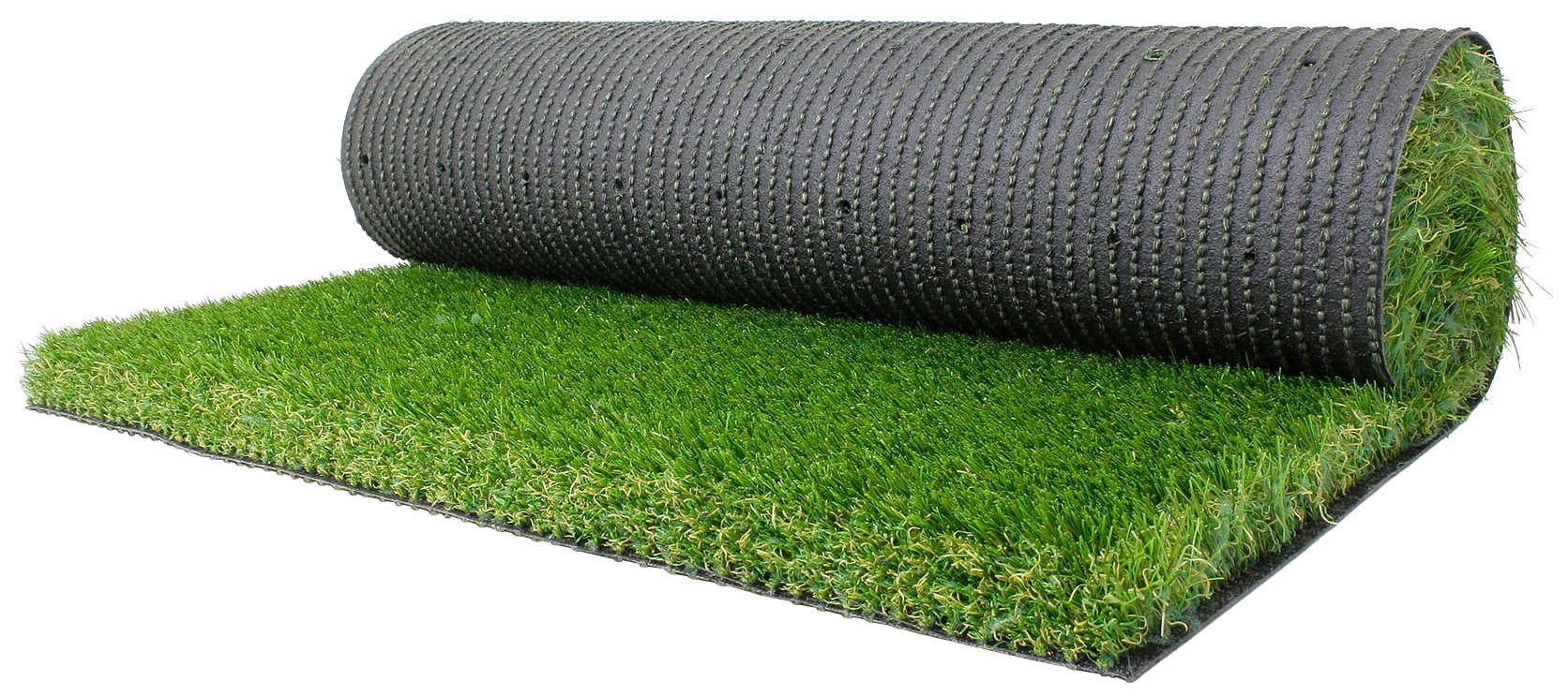 Kunstrasen "MEGAN, Made in Netherlands", grün, B:400cm H:40mm L:400cm, Polyethylen (PE), Polypropylen, PRIMAFLOR-IDEEN IN TEXTIL, Teppiche, natürliche Optik, mit Drainagefunktion, ideal für Balkon & Terrasse