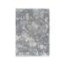 Shahbanu Rugs Gray Broken Kashan Design Wool With Pure Silk Hand Knotted Oriental Rug (3'10" x 6'0") - 3'10" x 6'0"