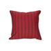 Striped Outdoor Waterproof Cushion (Red) - Set of 2