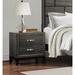Contemporary Style Nightstand Dovetail Drawers Bedroom Furniture