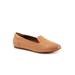 Wide Width Women's Shelby Casual Flat by SoftWalk in Light Brown (Size 9 1/2 W)